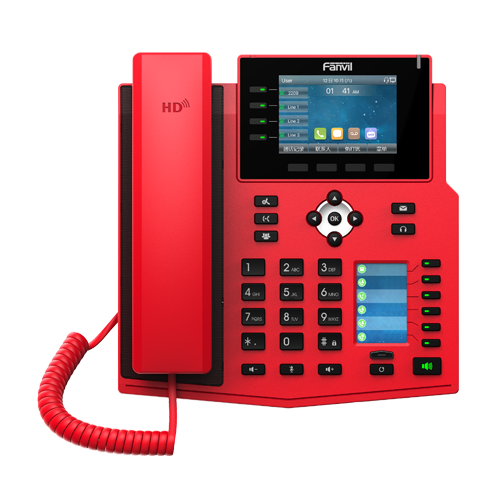 X5U-R Special Red IP Phone